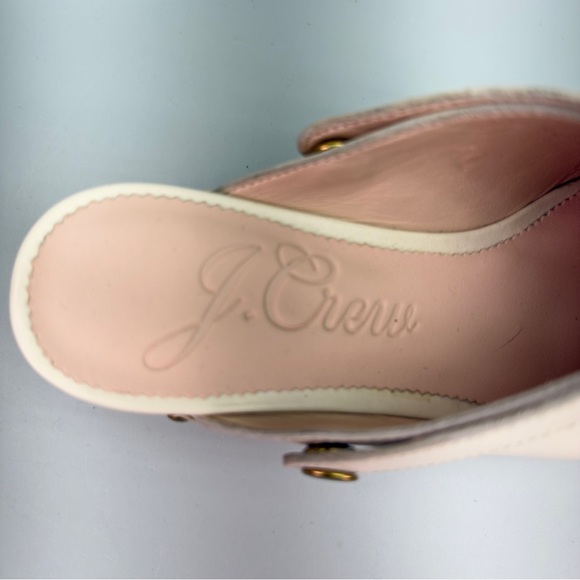 NWOT J. Crew Leather Studded Convertible Platform Clogs - Picture 12 of 15